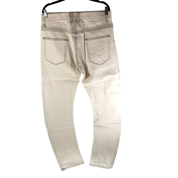 Kill City Mens Tan Slim Fit Jeans Goth Punk Rock 32 - Picture 2 of 3